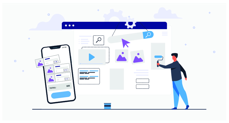 how to structure a local business website